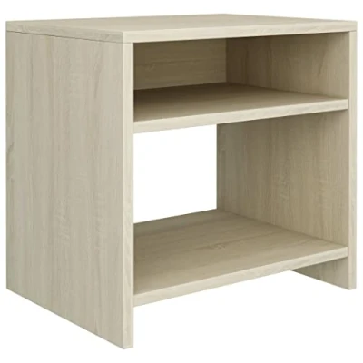 Abbildung von vidaXL Nachttisch Nachtschrank Nachtkommode Nachtkonsole Schlafzimmer Kommode Beistelltisch Couchtisch Telefontisch Sonoma Eiche 40x30x40cm Holzwerkstoff