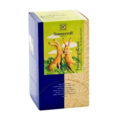 Abbildung von Sonnentor FrühlingsKuss Kräutertee Teebeutel, 2er Pack (2 x 27 g) Bio