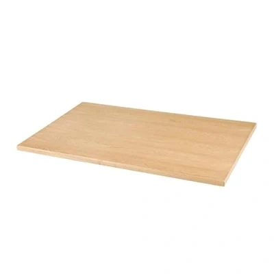 Abbildung von Bolero rechteckige Tischplatte Eschenfurnier vorgebohrt 110 x 70cm