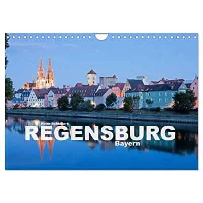 Abbildung von Regensburg Bayern (Wandkalender 2025 DIN A4 quer), CALVENDO Monatskalender