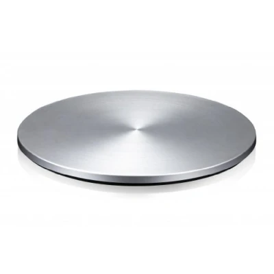 Abbildung von JustMobile AluDisc, 906 g, Schwarz, Silber