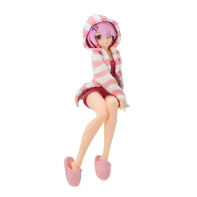 Abbildung von Furyu Little Buddy Re:Zero Starting Life in Another World Nudel Stopper Figur Ram Room Wear