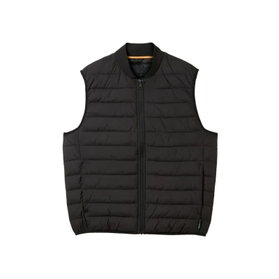 Abbildung von TOM Tailor Denim Leichte IM STIL Weste, Herren, Größe: Small, Black