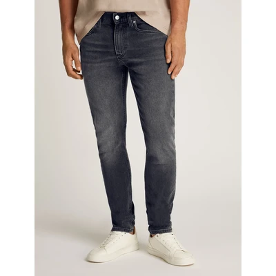 Abbildung von Calvin Klein Jeans Taper Slim Fit, Herren, Größe: 33x34, Denim black