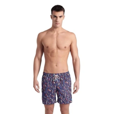 Abbildung von Arena Herren Mens Water Prints Beach Boxer Ao Swim Trunks, Sepia Multi, XXL EU