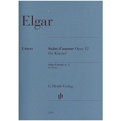 Abbildung von Salut d&#039;amour op. 12 für Klavier: Instrumentation: Piano solo (G. Henle Urtext Ausgabe)