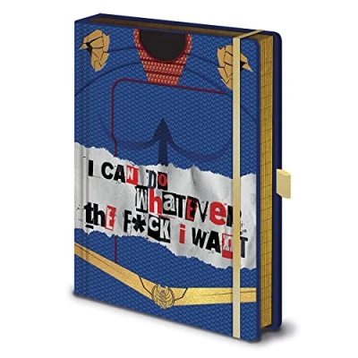 Abbildung von empireposter The Boys Homelander Costume Notizbuch im handlichen A5 Format Größe 15x21 cm