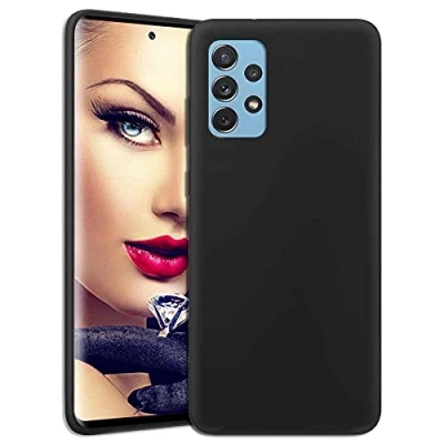 Abbildung von mtb more energy® Soft Silikon Hülle für Samsung Galaxy A72 (SM A725, 6.7&#039;&#039;) schwarz Ultra Silk Touch Liquid Silicone Case Handyhülle Cover Tasche