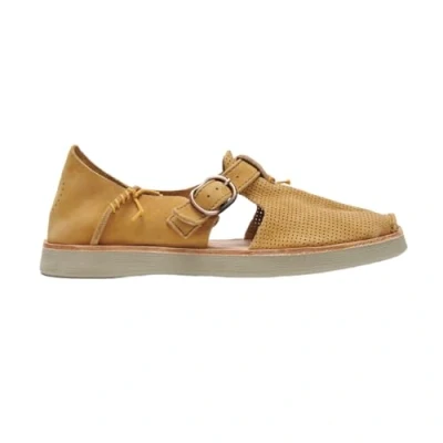 Abbildung von Satorisan Benirras Microperforated Sandalen Herren und Damen Flache Leder Farbe Peanut Größe 47