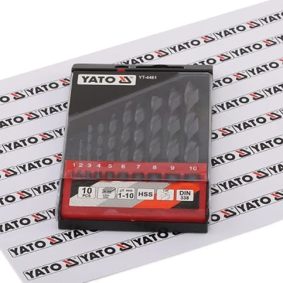 Abbildung von YATO YT 4461 Metallspiralbohrer Satz 1 10