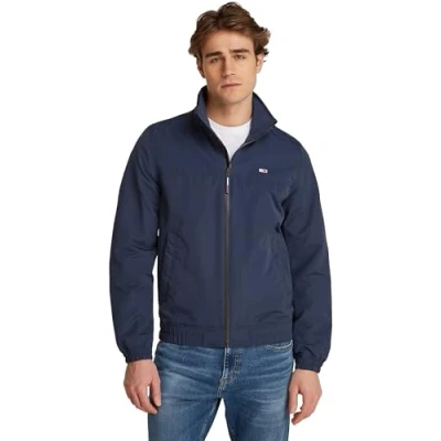 Abbildung von Tommy Jeans Essential Casual Bomberjacke, Herren, Größe: 44, Dark night navy