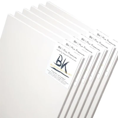 Abbildung von BK BILDERRAHMEN KOLMER 6 B.K. Plus LEINWÄNDE AUF KEILRAHMEN 80x100 cm Premium Malgrund, malfertig, 100% Baumwolle