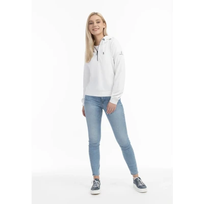 Abbildung von DREIMASTER Maritim Women&#039;s Hoodie XL / Weiß 70% Baumwolle 30% Polyester