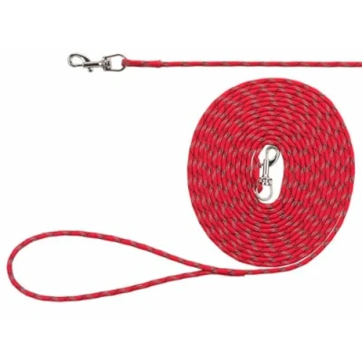 Abbildung von Trixie Schleppleine Junior Welpen Schleppleine, rund Farbe/Maße: Rot / 4m, ø 4mm