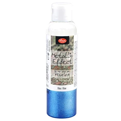 Abbildung von Viva Decor Metallic Effekt Pouring 120ml Acryl Gießtechnik Blau