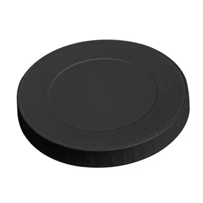 Abbildung von Deckel aus Pappe für Kaffee und Milchshakebecher Ø 80mm Schwarz