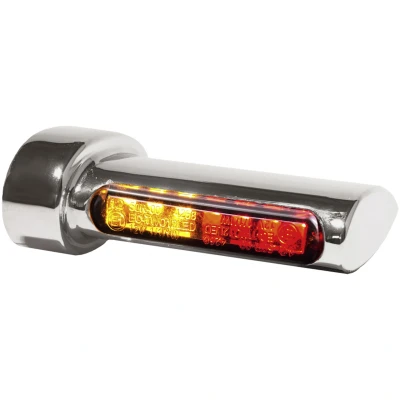 Abbildung von HeinzBikes LED Alu Blinker /Rücklichtpaar Winglets für Harley chrom