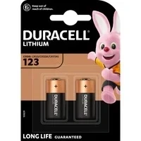 Abbildung von Duracell 2 High Power CR123A / DL123A CR123 Lithium Batterien im 2er Blister Knopfzelle