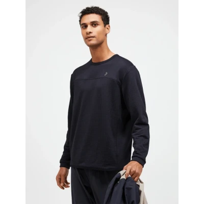 Abbildung von Peak Performance Trail Polartec CREW Fleecepullover, Herren, Größe: Large, Black