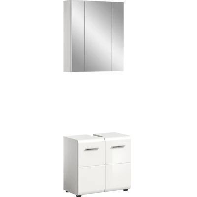 Abbildung von INOSIGN Badmöbel Set &quot;Florenz, 2 tlg. bestehend aus: Waschbeckenunterschrank &amp;&quot;, Spiegelschrank, Badezimmer, Bad Kombination,
