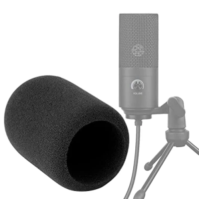 Abbildung von YOUSHARES Schaumstoff Mikrofon Windschutz Windschutz, Pop Filter, kompatibel mit Fifine USB (669B K669) für Aufnahme und Streaming