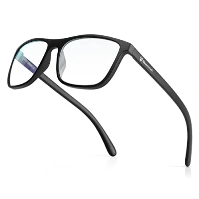Abbildung von Bloomoak 99% Blaulicht blockierende Brille Gaming blendfrei Anti Ermüdung geeignet für Bildschirme, Fernseher