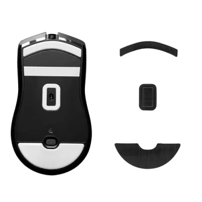 Abbildung von kwmobile Mouse Feet Sticker kompatibel mit Razer Viper 8k HZ Ersatz Glider Mausfüße passgenau Maus Glides in Schwarz