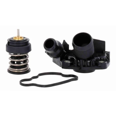 Abbildung von VEMO V20 99 1301 Thermostatgehäuse 85C mit Dichtung, ohne Wasserpumpe Thermostat BMW: X1
