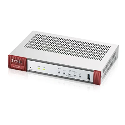 Abbildung von Zyxel ZyWALL 1 Gbit/s Advanced Threat Protection Firewall, Next Generation Firewall im Bundle mit Sicherheitslizenzdiensten für EIN Jahr Non SFP [ATP100]
