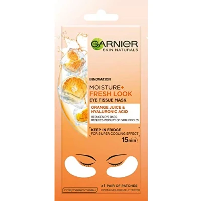 Abbildung von Garnier, Moisture Fresh Look Augenmaske Paar Orange