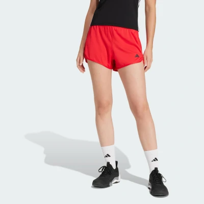 Abbildung von adidas Performance Pacer Essentials HIGH RISE kurze Sporthose Pure ruby black, Damen, Größe: XXSx5&quot;, black