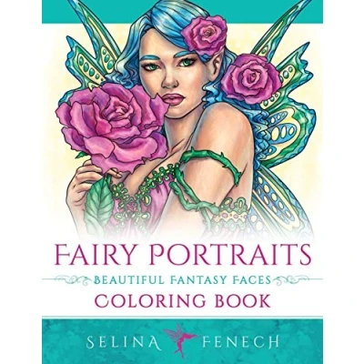 Abbildung von Fairy Portraits Beautiful Fantasy Faces Coloring Book (Fantasy by Selina)