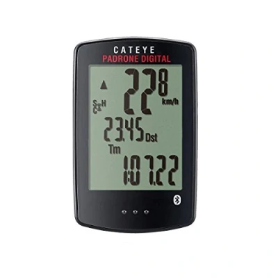Abbildung von Cateye Padrone Digital Wireless Cc pa400b Speed &amp; Cadence Fahrradcomputer, Schwarz, Einheitsgröße