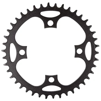 Abbildung von M Wave Unisex Adult PD R4 A NW E Bike Kettenblatt, für 1/2 x 3/32 &amp; 11/128&quot; Ketten, Brose, Bosch, Shimano…, Lochkreis 104 mm, Schwarz, 20 1 cm