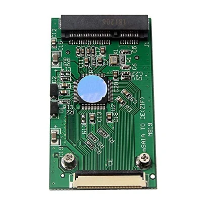 Abbildung von Hundnsney Mini SATA MSATA PCI E SSD auf 40 Pin 1,8 ZIF/Konverter Karte für ZIF Festplatte