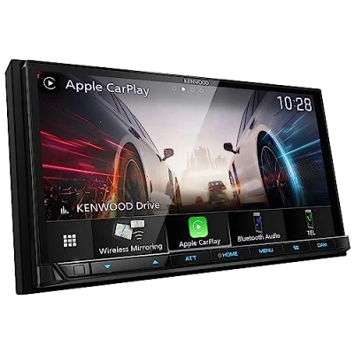 Abbildung von KENWOOD DMX8021DABS 17,7 cm (7&quot;) Digital Media AV Receiver mit Wireless CarPlay &amp; Android Auto (4x50W, DAB+/UKW, BT, 3X Pre Out 4V, USB C, iPod/iPhone Control)