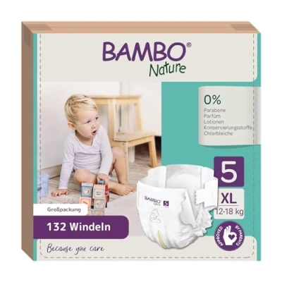 Abbildung von Bambo Nature Babywindel XL Gr.5 12 18 kg 6X22 St