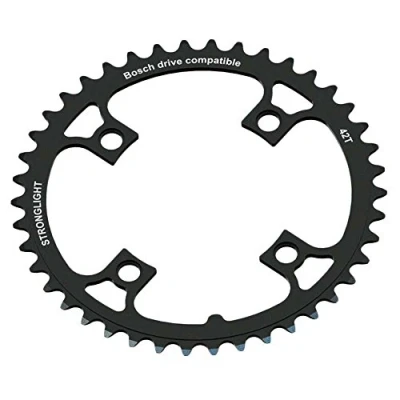 Abbildung von Stronglight Unisex Erwachsene Gen1 Kettenblatt, schwarz, 44 Zähne