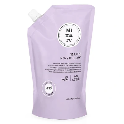 Abbildung von Mïmare Maske No Yellow 480 ml Für Blondes haar