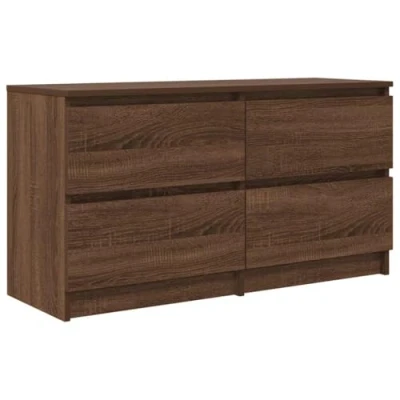Abbildung von vidaXL TV Schrank Braun Eichen Optik 100x35x54 cm Holzwerkstoff