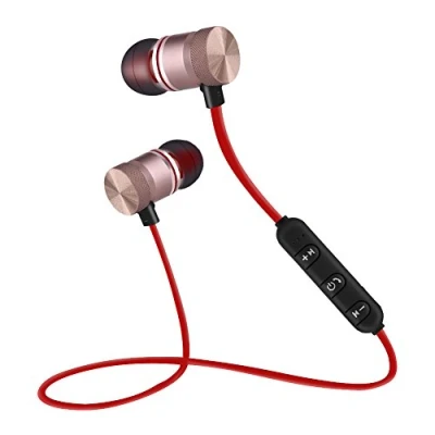 Abbildung von VBESTLIFE Magnet Wireless Bluetooth Sport Kopfhörer Headset für Android(golden)