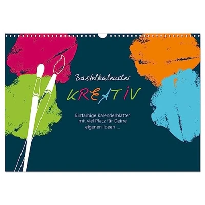 Abbildung von Bastelkalender KREATIV (Wandkalender 2025 DIN A3 quer), CALVENDO Monatskalender