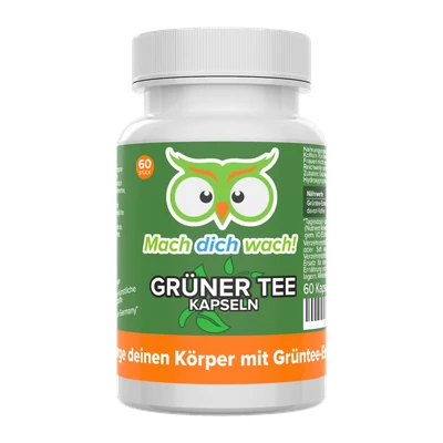 Abbildung von Mach dich wach!® Grüner Tee Kapseln mit 100 mg Koffein 60 St