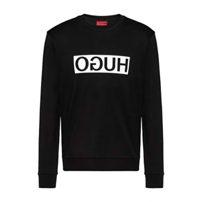 Abbildung von HUGO Herren Sweatshirt Dicago, Schwarz (Black 001), Small