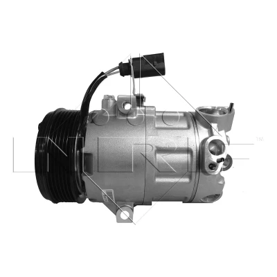 Abbildung von NRF 32870 Kompressor DV9 12 PAG 46 YF R 1234yf, 134a mit Kompressoröl, Dichtring EASY FIT VOLKSWAGEN: up! Schrägheck, SKODA: Citigo
