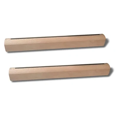 Abbildung von anaan Minus Laptop Ständer Holz Tragbar PC Notebook Kompatibel mit MacBook Pro/Air Home Office Homeschooling Schule Gaming ergonomisches Design 2er Set