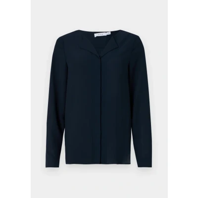 Abbildung von VILA LUCY L S NOOS Bluse, Damen, Größe: XL, Total eclipse