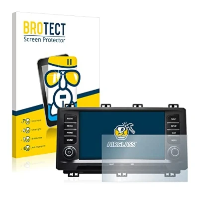Abbildung von BROTECT Schutzglas für Seat Ateca 2017 Schutzfolie Panzer Folie Glas [Extrem Kratzfest 9H, Anti Fingerprint, Ultra Transparent]