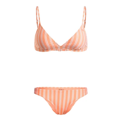 Abbildung von Roxy Into The Sun Tiki Tri Bikini Set für Frauen Rosa
