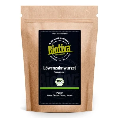 Abbildung von Biotiva Löwenzahnwurzelpulver gemahlen Bio 100 g
